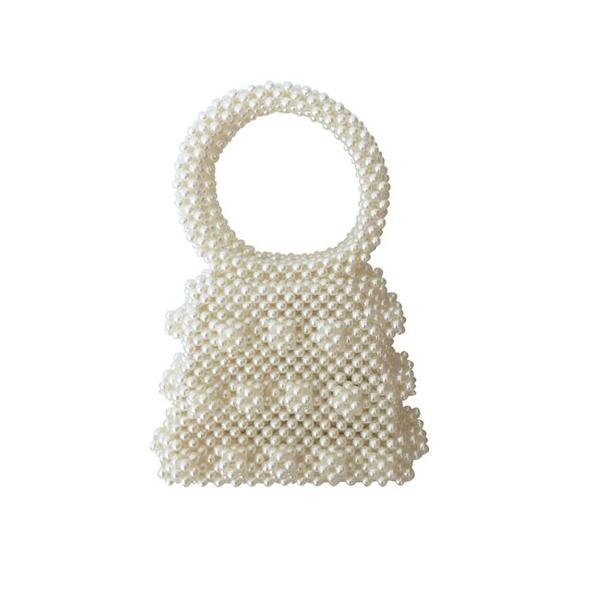 Vintage Pearls Geometric Handbag - Kaiale Shop - Free Shipping